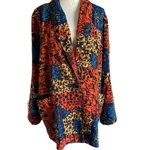 Vintage 80’s Kensington Square Boyfriend jacket relaxed fit front pockets